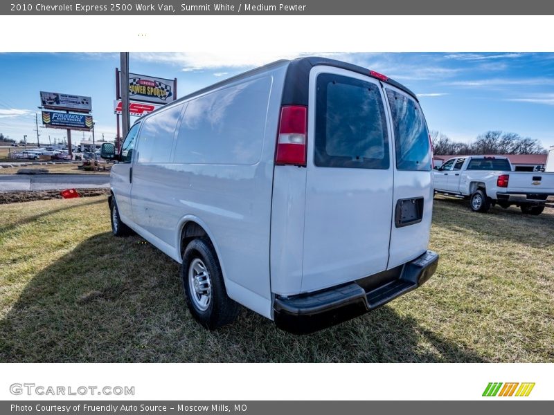 Summit White / Medium Pewter 2010 Chevrolet Express 2500 Work Van