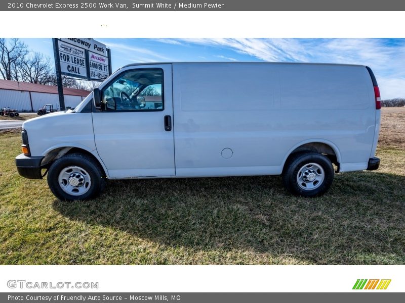 Summit White / Medium Pewter 2010 Chevrolet Express 2500 Work Van