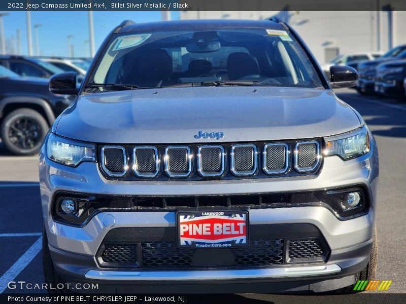 Billet Silver Metallic / Black 2022 Jeep Compass Limited 4x4