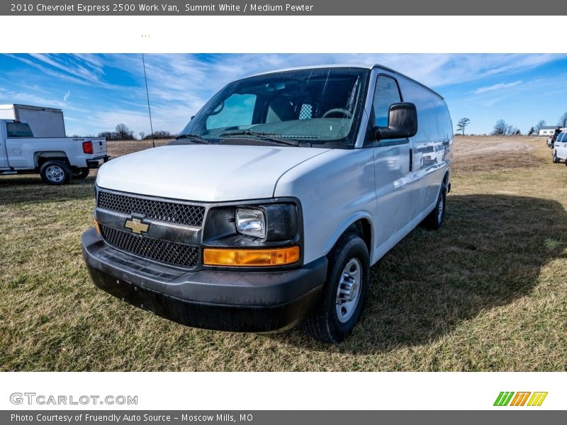Summit White / Medium Pewter 2010 Chevrolet Express 2500 Work Van