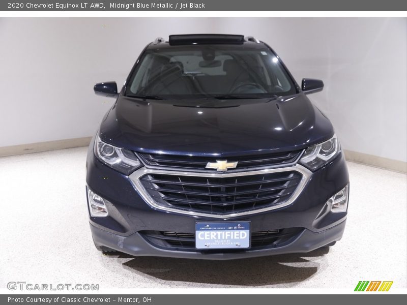Midnight Blue Metallic / Jet Black 2020 Chevrolet Equinox LT AWD
