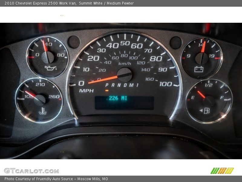 Summit White / Medium Pewter 2010 Chevrolet Express 2500 Work Van