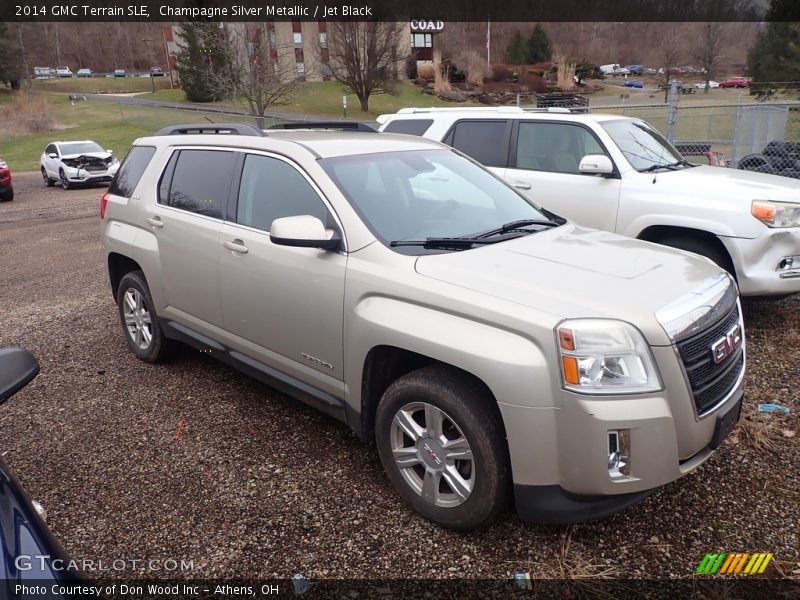 Champagne Silver Metallic / Jet Black 2014 GMC Terrain SLE