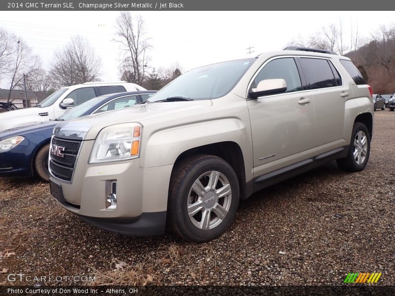 Champagne Silver Metallic / Jet Black 2014 GMC Terrain SLE