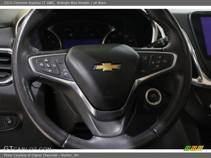 Midnight Blue Metallic / Jet Black 2020 Chevrolet Equinox LT AWD