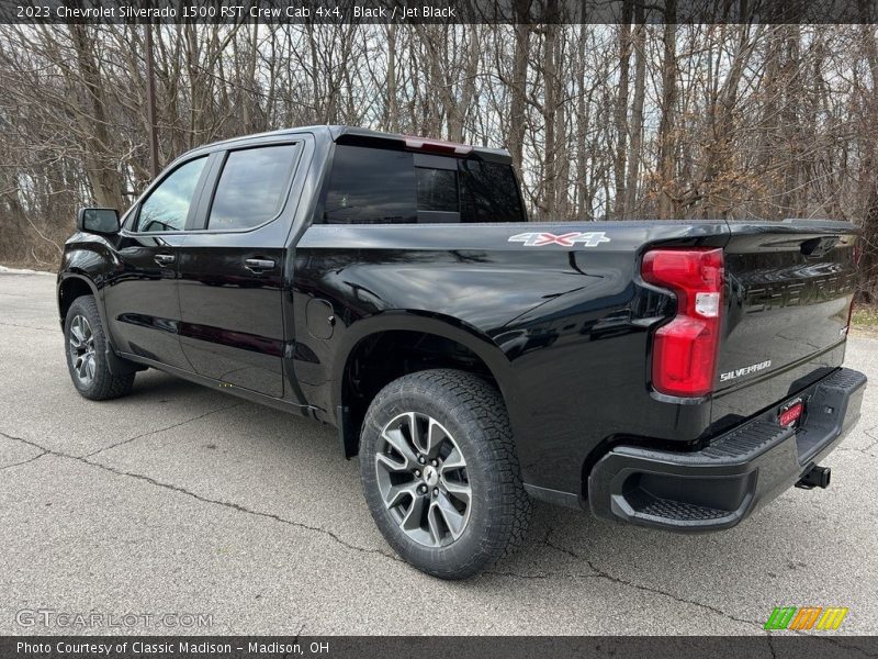 Black / Jet Black 2023 Chevrolet Silverado 1500 RST Crew Cab 4x4