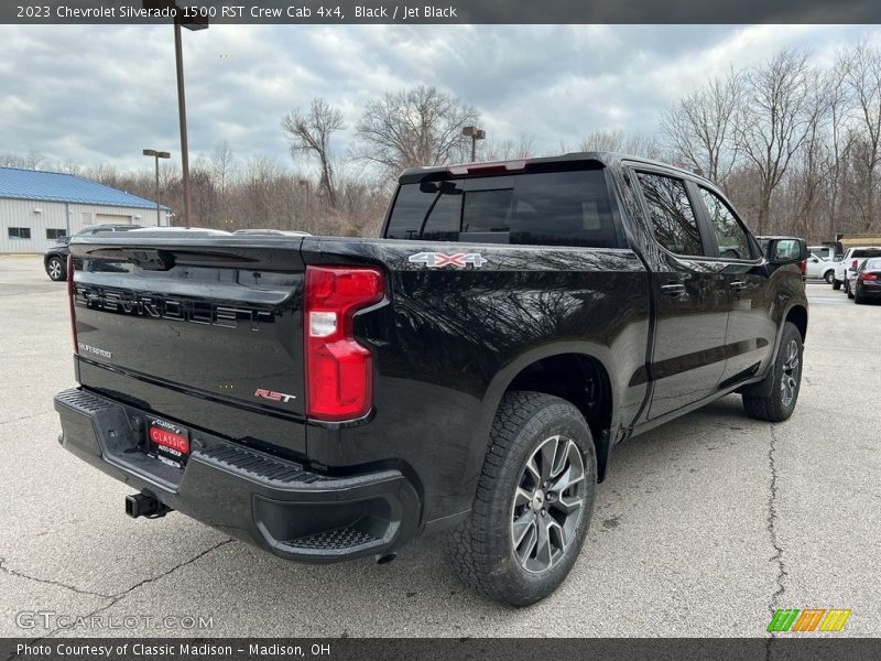 Black / Jet Black 2023 Chevrolet Silverado 1500 RST Crew Cab 4x4