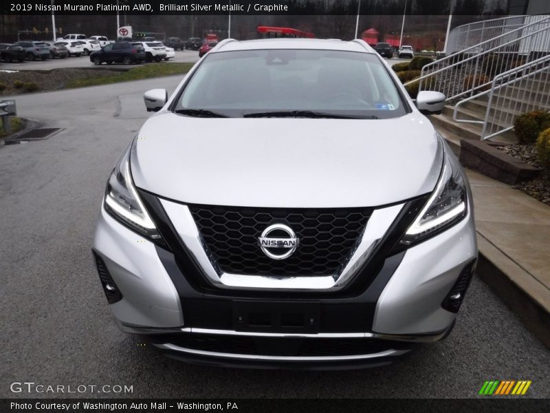 Brilliant Silver Metallic / Graphite 2019 Nissan Murano Platinum AWD
