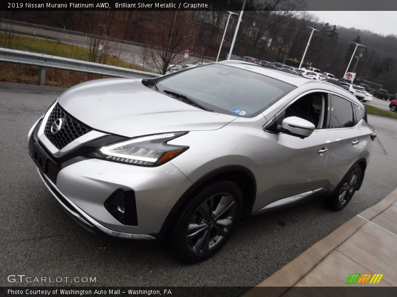 Brilliant Silver Metallic / Graphite 2019 Nissan Murano Platinum AWD