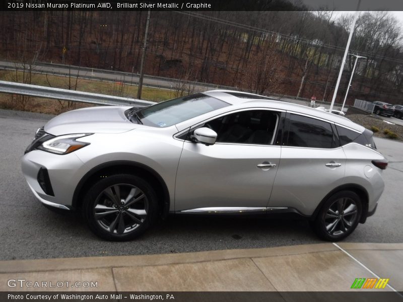 Brilliant Silver Metallic / Graphite 2019 Nissan Murano Platinum AWD