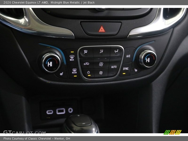 Midnight Blue Metallic / Jet Black 2020 Chevrolet Equinox LT AWD