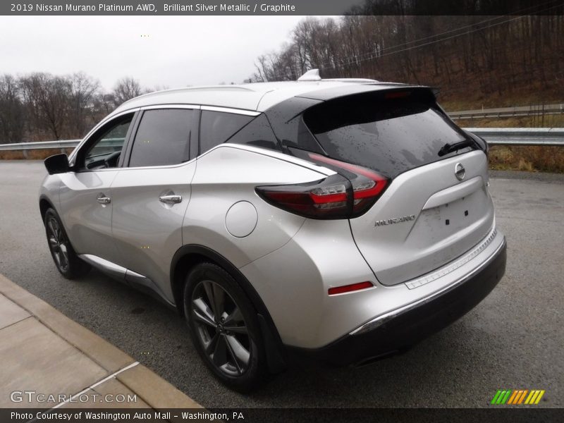 Brilliant Silver Metallic / Graphite 2019 Nissan Murano Platinum AWD