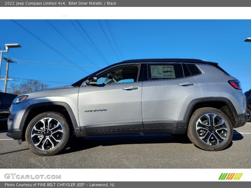 Billet Silver Metallic / Black 2022 Jeep Compass Limited 4x4