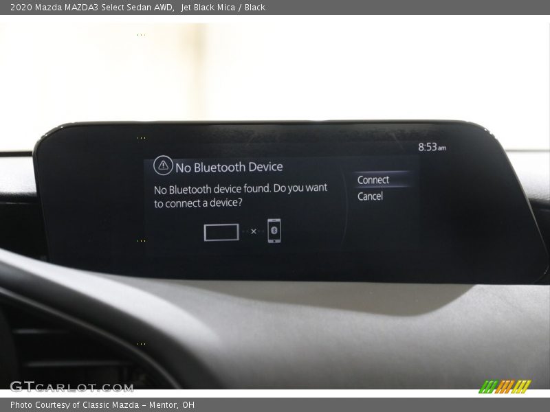 Jet Black Mica / Black 2020 Mazda MAZDA3 Select Sedan AWD