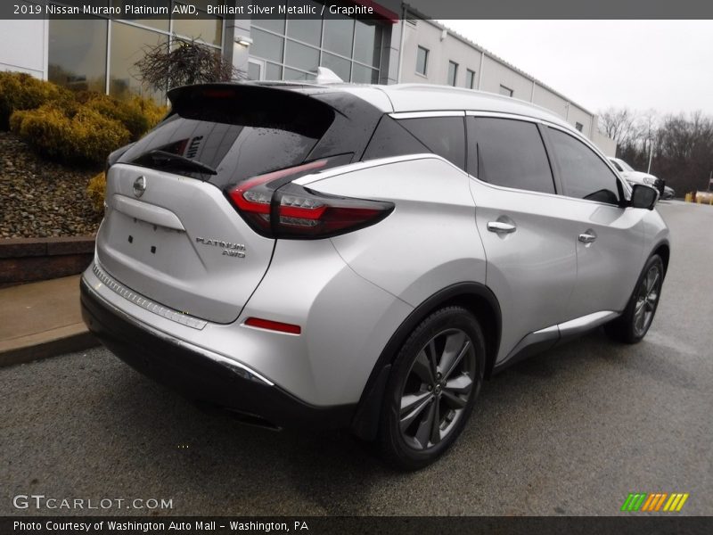 Brilliant Silver Metallic / Graphite 2019 Nissan Murano Platinum AWD