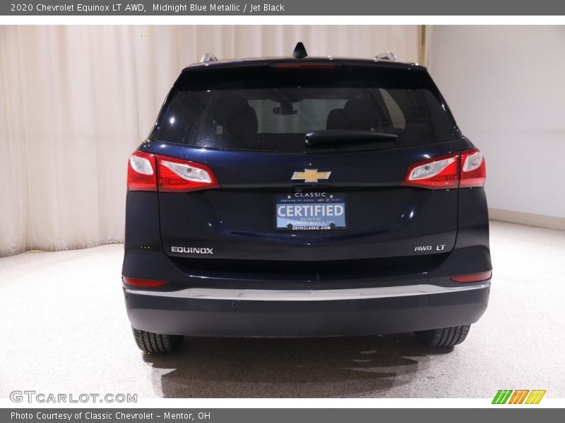 Midnight Blue Metallic / Jet Black 2020 Chevrolet Equinox LT AWD