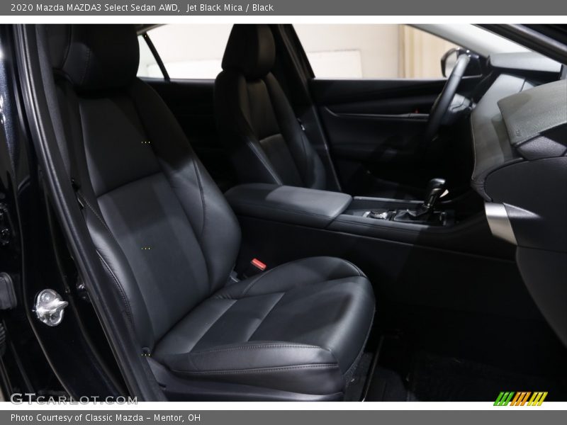 Jet Black Mica / Black 2020 Mazda MAZDA3 Select Sedan AWD