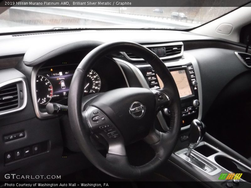 Brilliant Silver Metallic / Graphite 2019 Nissan Murano Platinum AWD
