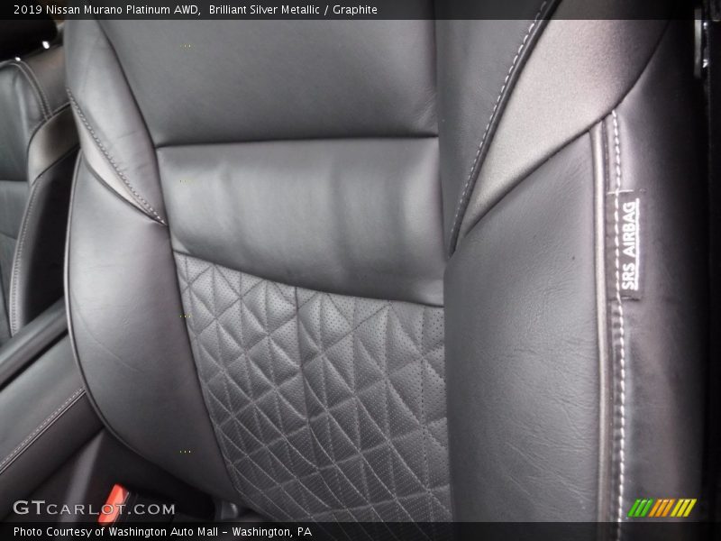 Brilliant Silver Metallic / Graphite 2019 Nissan Murano Platinum AWD