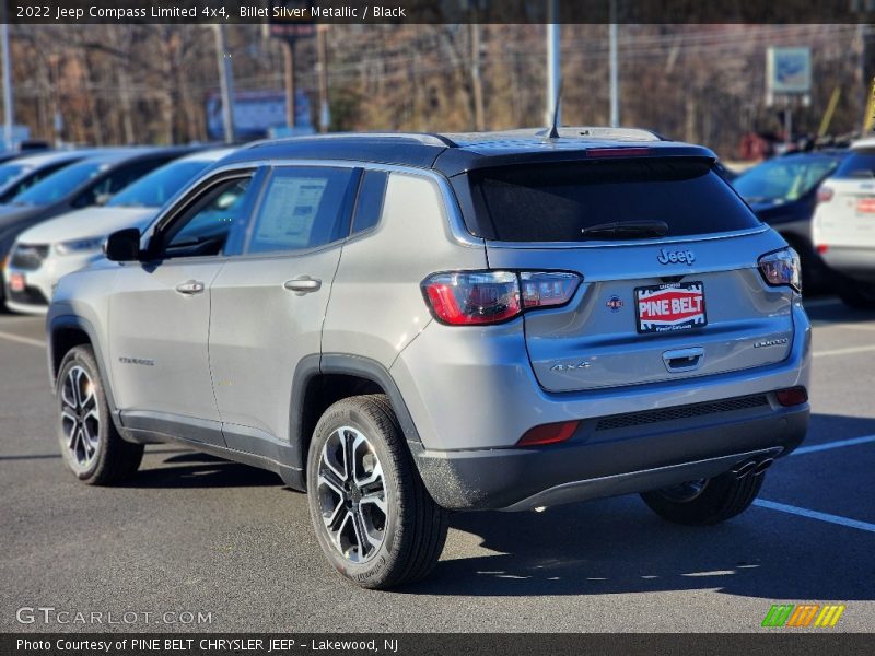 Billet Silver Metallic / Black 2022 Jeep Compass Limited 4x4