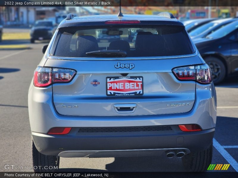 Billet Silver Metallic / Black 2022 Jeep Compass Limited 4x4