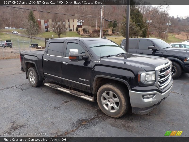 Onyx Black / Cocoa/­Dune 2017 GMC Sierra 1500 SLT Crew Cab 4WD