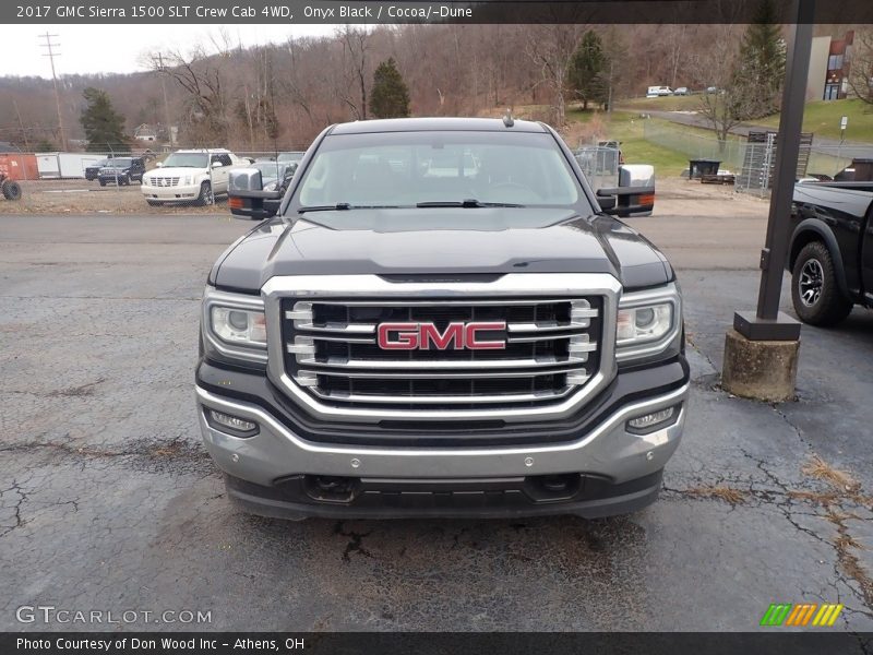 Onyx Black / Cocoa/­Dune 2017 GMC Sierra 1500 SLT Crew Cab 4WD