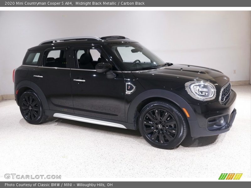 Midnight Black Metallic / Carbon Black 2020 Mini Countryman Cooper S All4