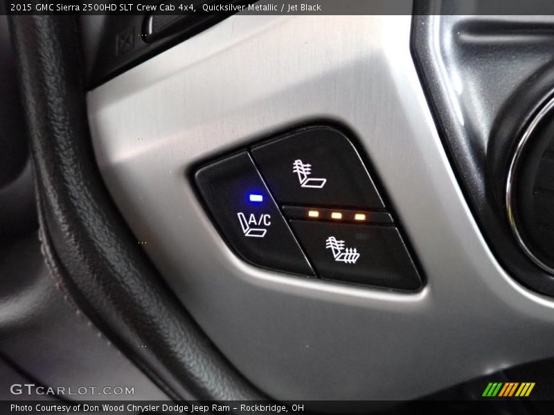 Controls of 2015 Sierra 2500HD SLT Crew Cab 4x4