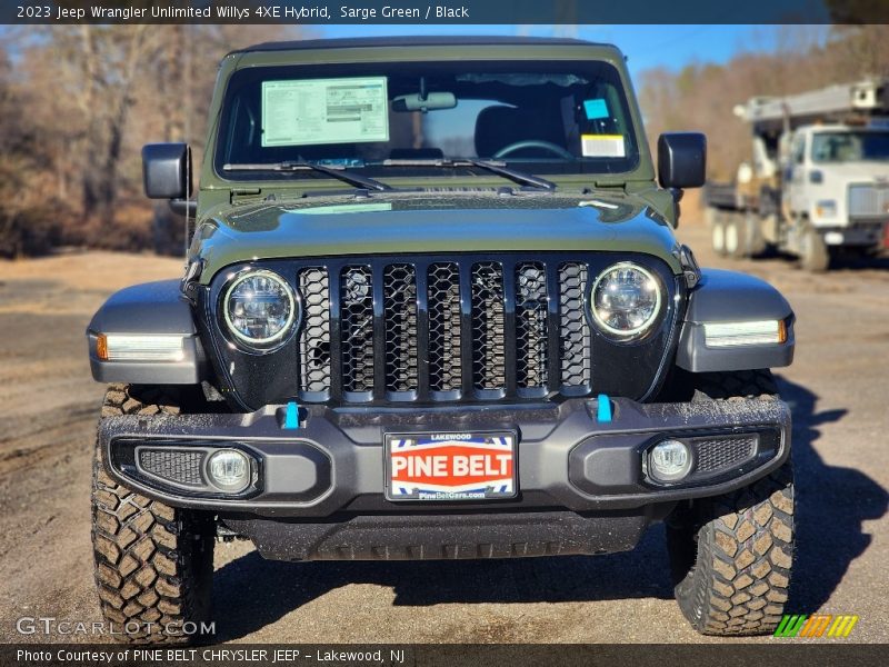 Sarge Green / Black 2023 Jeep Wrangler Unlimited Willys 4XE Hybrid