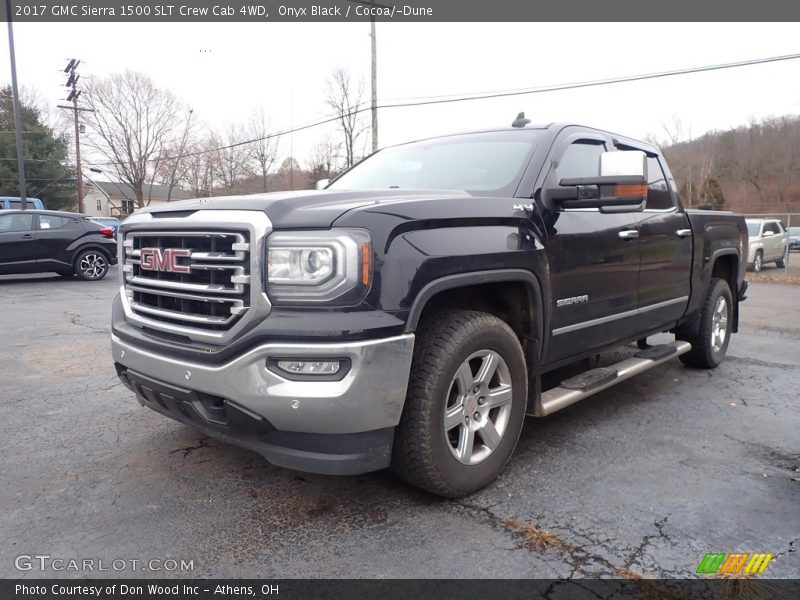 Onyx Black / Cocoa/­Dune 2017 GMC Sierra 1500 SLT Crew Cab 4WD