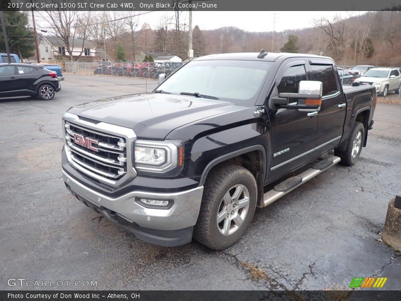 Onyx Black / Cocoa/­Dune 2017 GMC Sierra 1500 SLT Crew Cab 4WD
