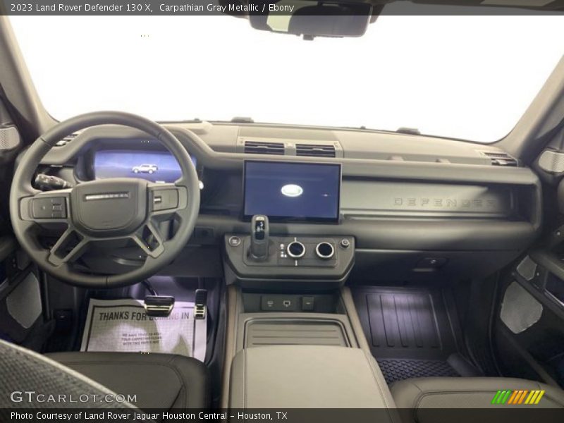 Dashboard of 2023 Defender 130 X