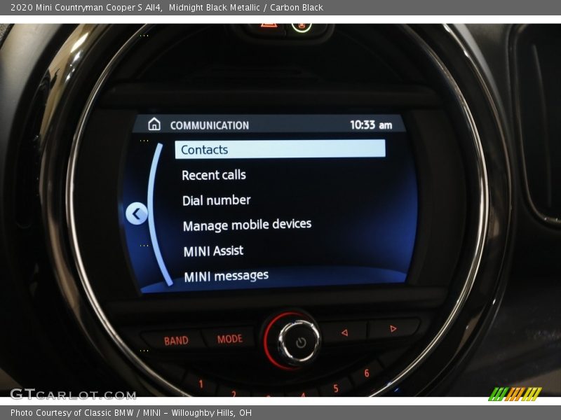 Midnight Black Metallic / Carbon Black 2020 Mini Countryman Cooper S All4