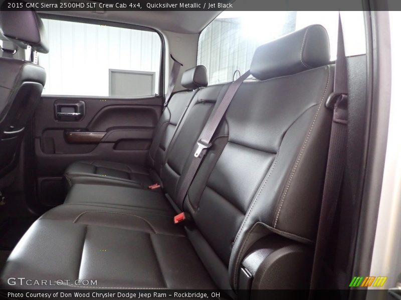 Quicksilver Metallic / Jet Black 2015 GMC Sierra 2500HD SLT Crew Cab 4x4