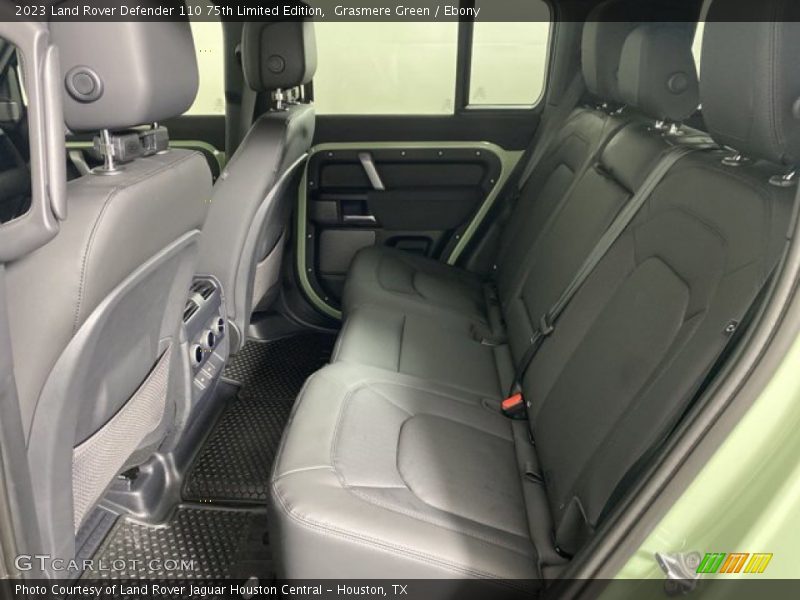 Rear Seat of 2023 Defender 110 75th Limited Edition