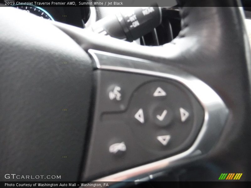 Summit White / Jet Black 2019 Chevrolet Traverse Premier AWD