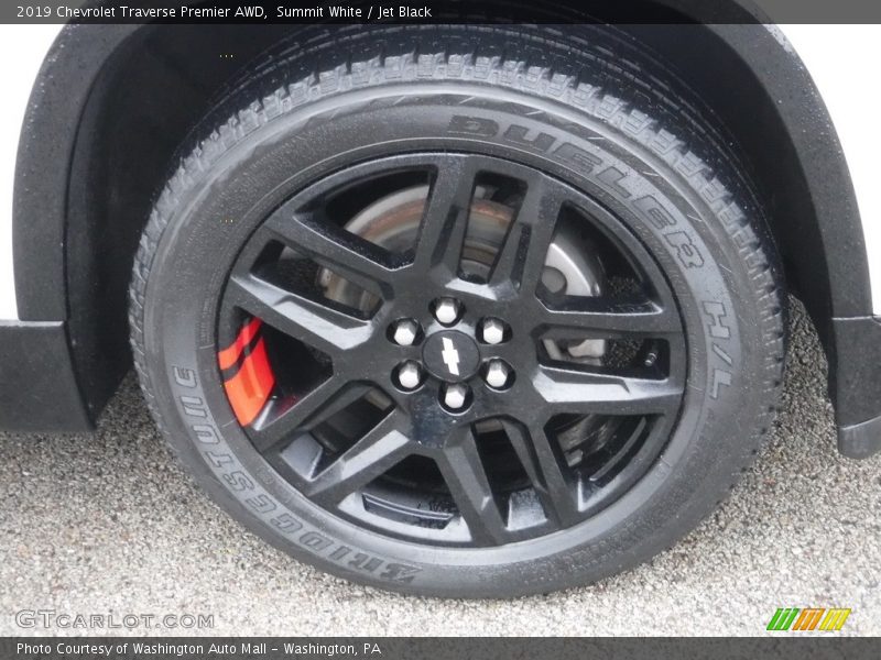 Summit White / Jet Black 2019 Chevrolet Traverse Premier AWD