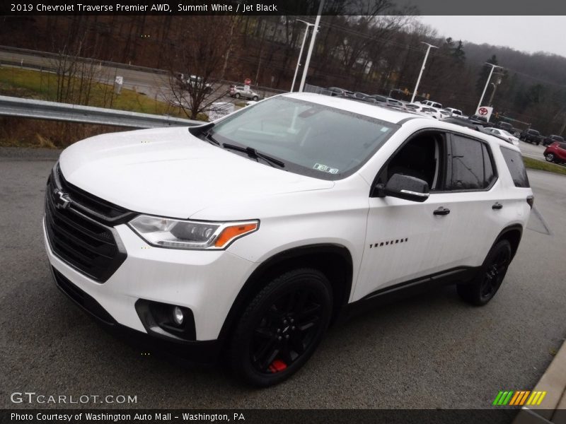 Summit White / Jet Black 2019 Chevrolet Traverse Premier AWD