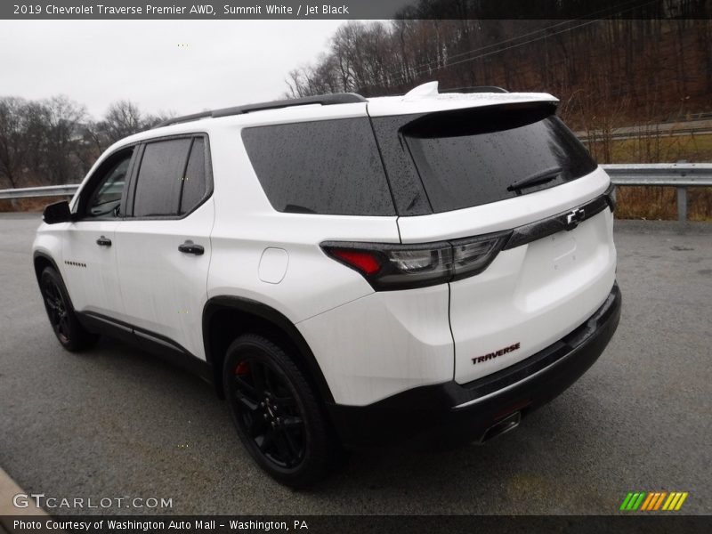 Summit White / Jet Black 2019 Chevrolet Traverse Premier AWD