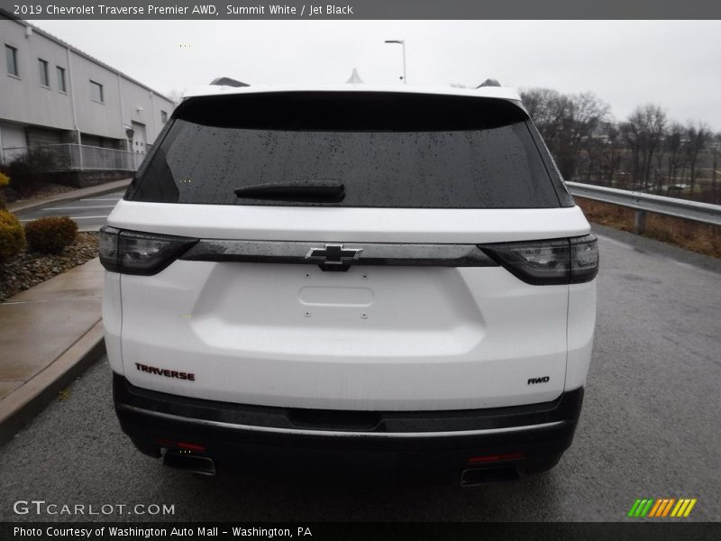 Summit White / Jet Black 2019 Chevrolet Traverse Premier AWD