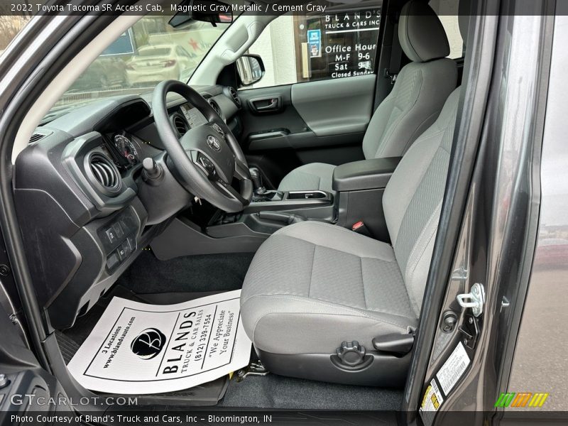 Front Seat of 2022 Tacoma SR Access Cab