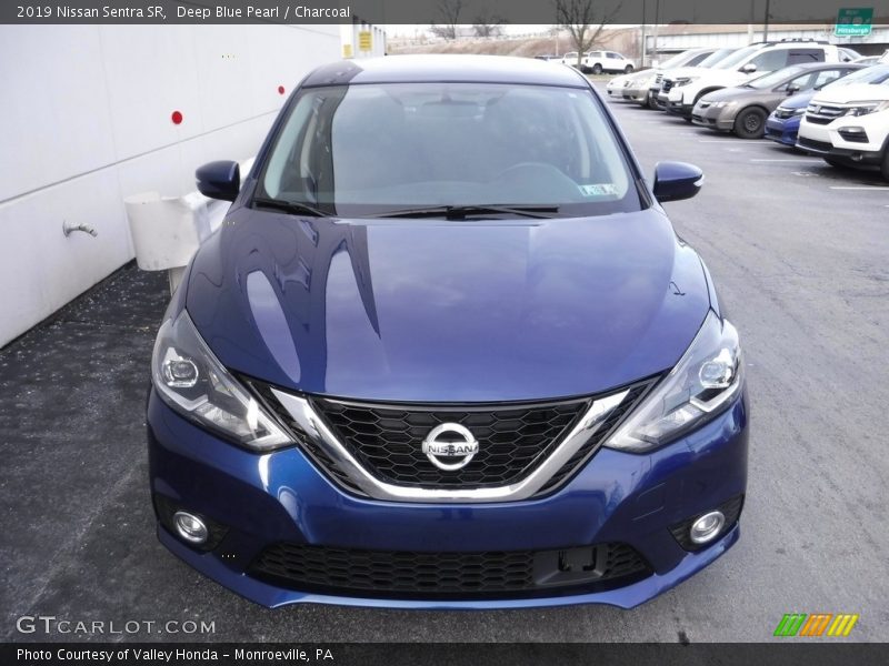 Deep Blue Pearl / Charcoal 2019 Nissan Sentra SR