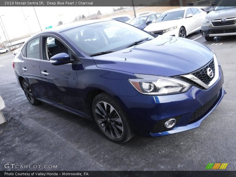 Deep Blue Pearl / Charcoal 2019 Nissan Sentra SR