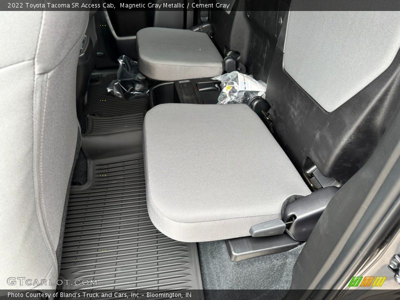 Rear Seat of 2022 Tacoma SR Access Cab