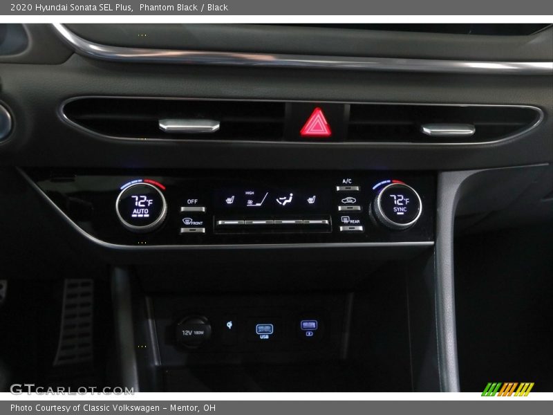 Phantom Black / Black 2020 Hyundai Sonata SEL Plus