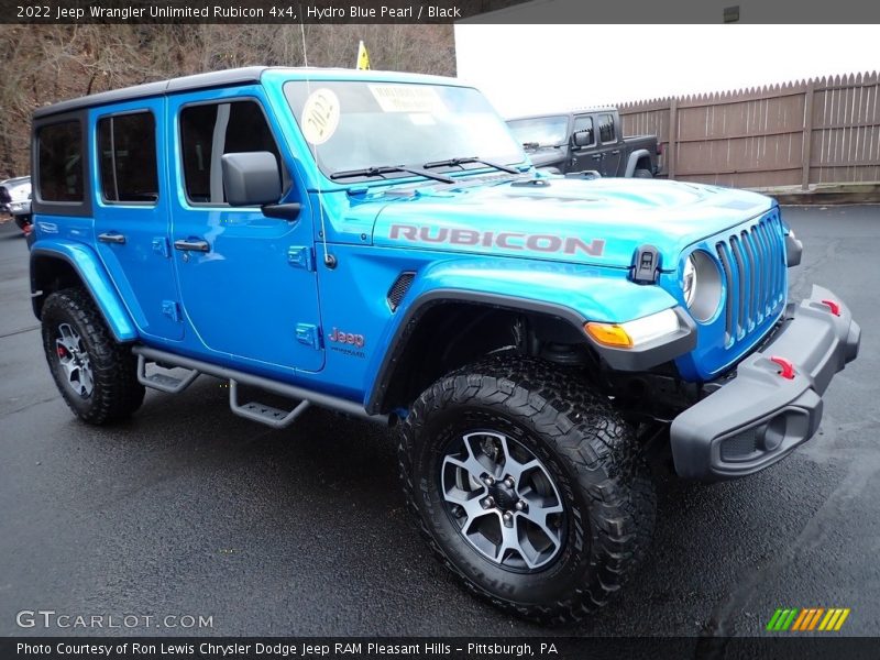 Front 3/4 View of 2022 Wrangler Unlimited Rubicon 4x4