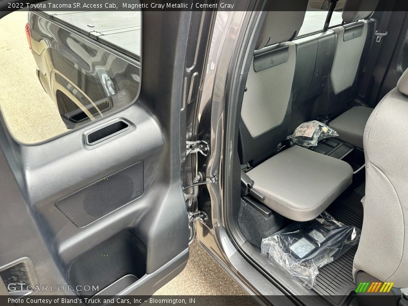 Rear Seat of 2022 Tacoma SR Access Cab