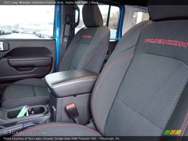 Hydro Blue Pearl / Black 2022 Jeep Wrangler Unlimited Rubicon 4x4