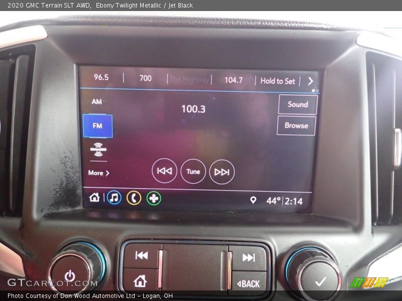 Ebony Twilight Metallic / Jet Black 2020 GMC Terrain SLT AWD